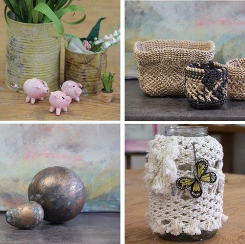 Uge 31 i Viborg - Upcycling, makramee, quilling og limteknik